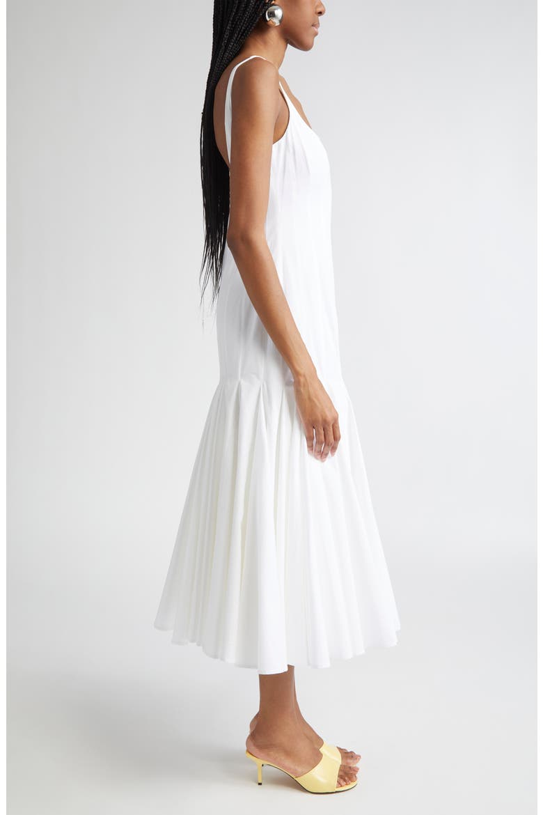 Dropp Robe La Robe Agave Drop Waist Cotton Poplin Midi Dress (Women) | Nordstrom