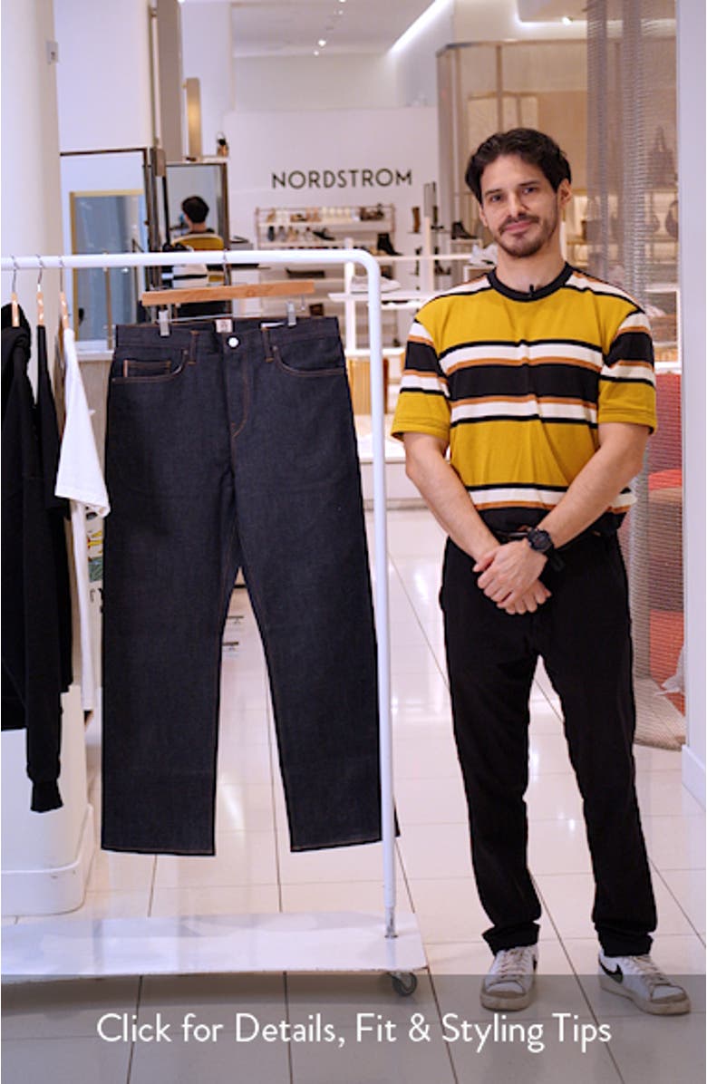 The Pail Loose Straight Leg 14-Ounce Stretch Selvedge Jeans, sales video thumbnail
