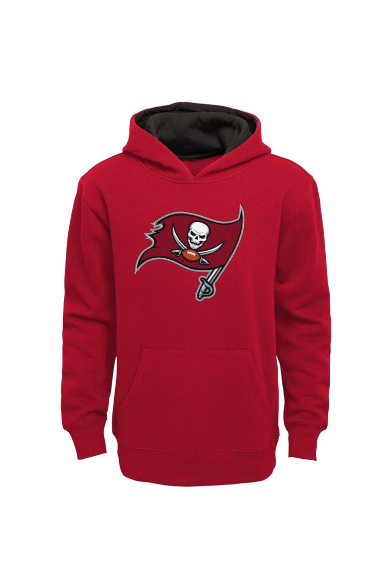 Preschool Red Tampa Bay Buccaneers Prime Pullover Hoodie, Main, color, Red