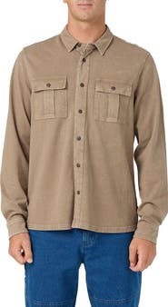 O'Neill OG Long Sleeve Cotton Button Front Shirt