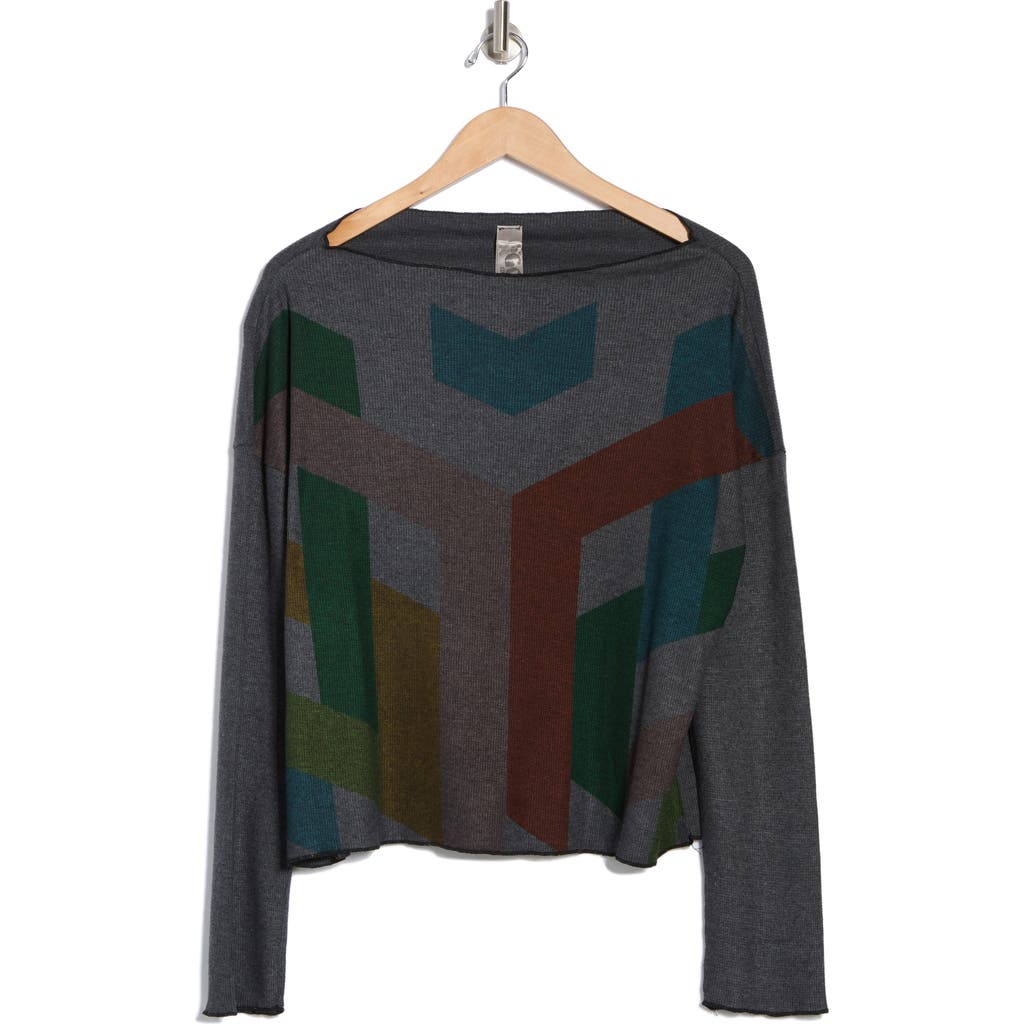 Go Couture Boat Neck Sweater