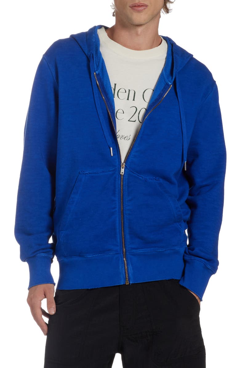 Golden Goose Journey Cotton Zip Hoodie, Main, color,