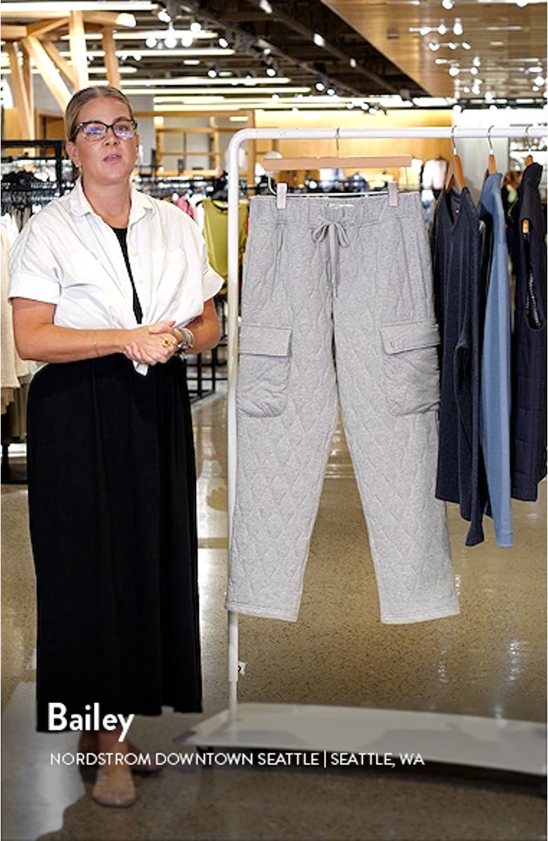 Rinnick Quilted Cargo Pants, sales video thumbnail