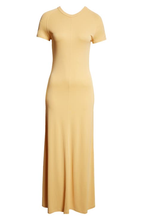 Fluid Jersey Maxi T-Shirt Dress