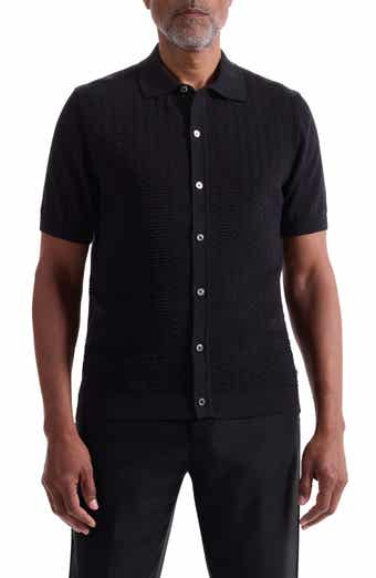 Bugatchi Short Sleeve Cardigan