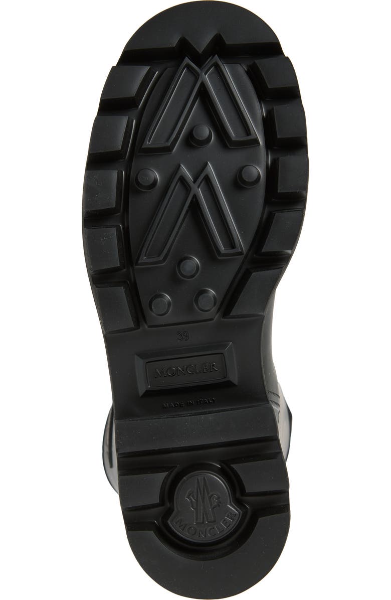 Moncler Kickstream Knee High Rain Boot, Alternate, color, Black