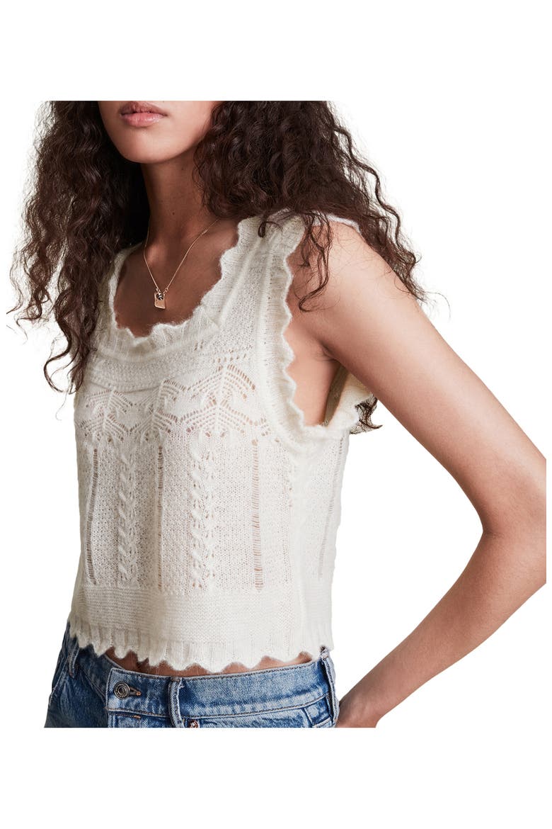 Vanessa Crop Sweater Tank, Alternate, color, CHALK WHITE