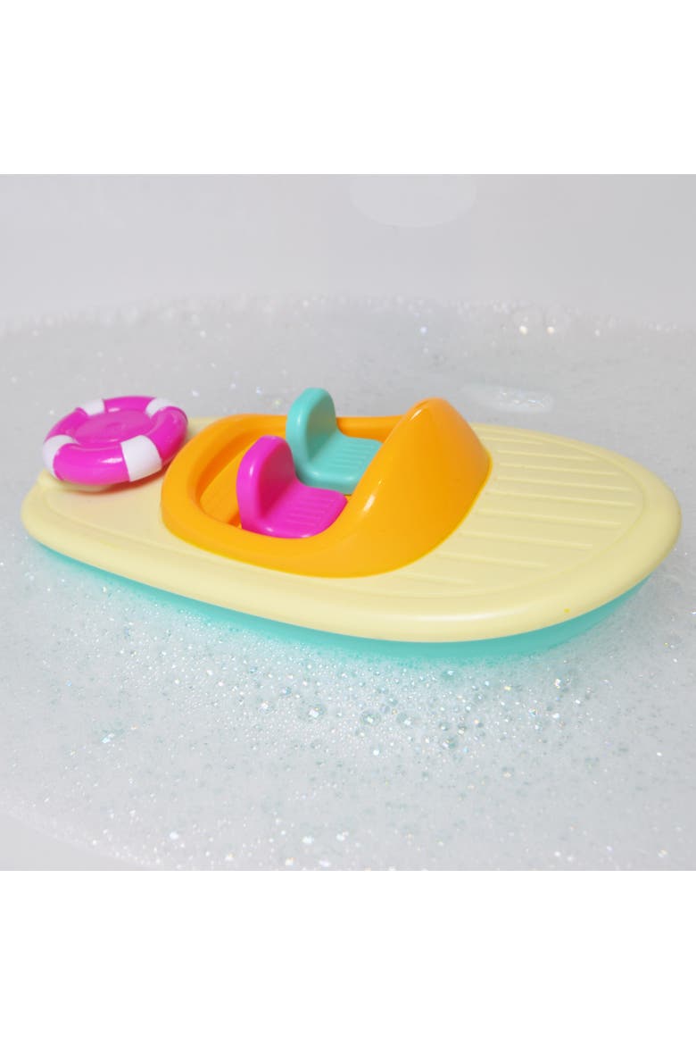Bath Time Race Boat, Alternate, color, Multicolored