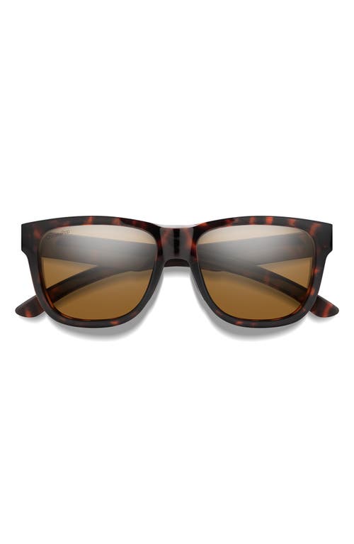 Smith Lowdown Slim 2 53mm Chromapop™ Square Sunglasses In Brown