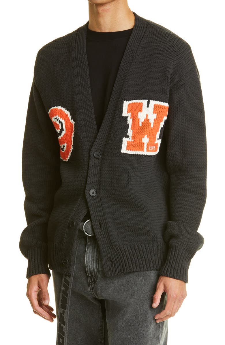 Off-White Men's Patch Cardigan, Alternate, color,