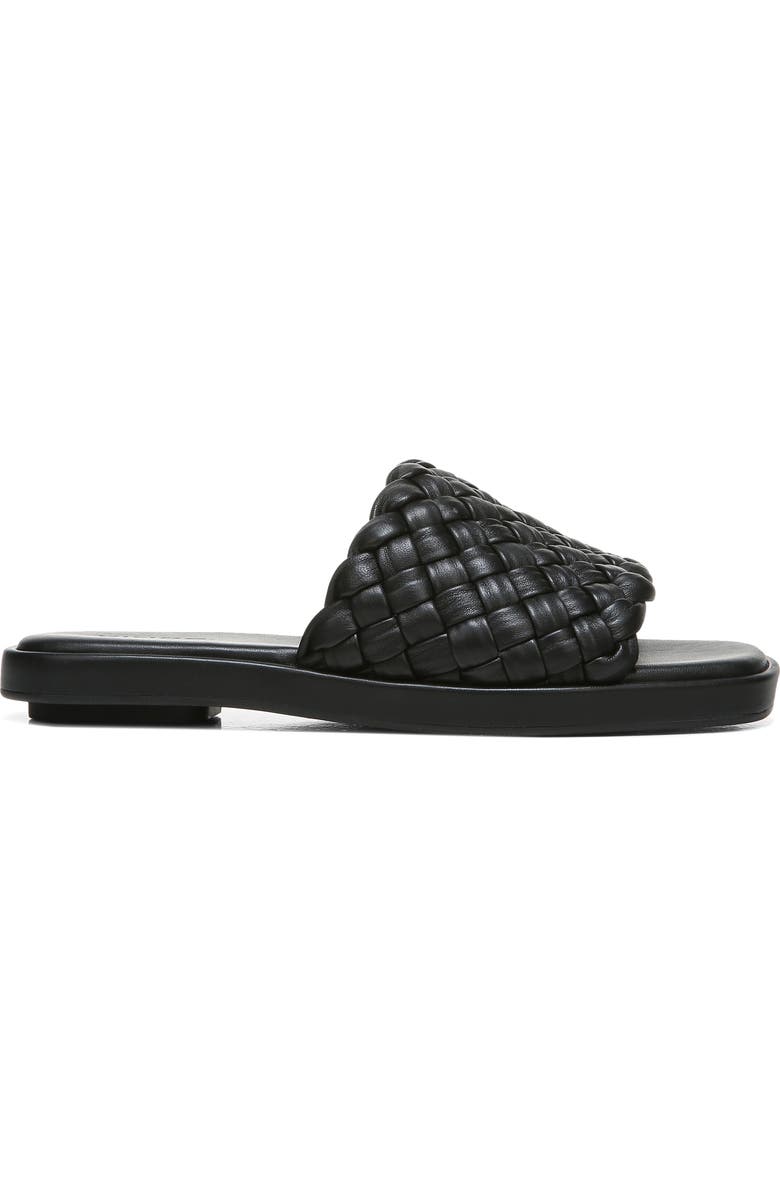 Vince Rumi Woven Leather Slide Sandal, Alternate, color,