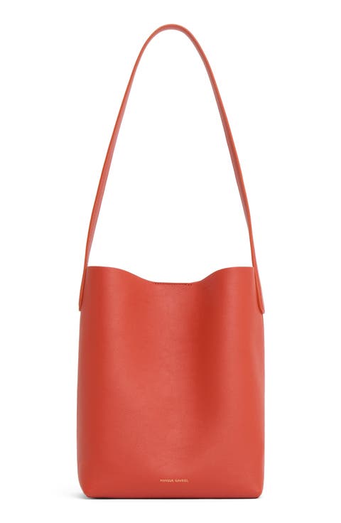 Small Everyday Cabas Leather Tote
