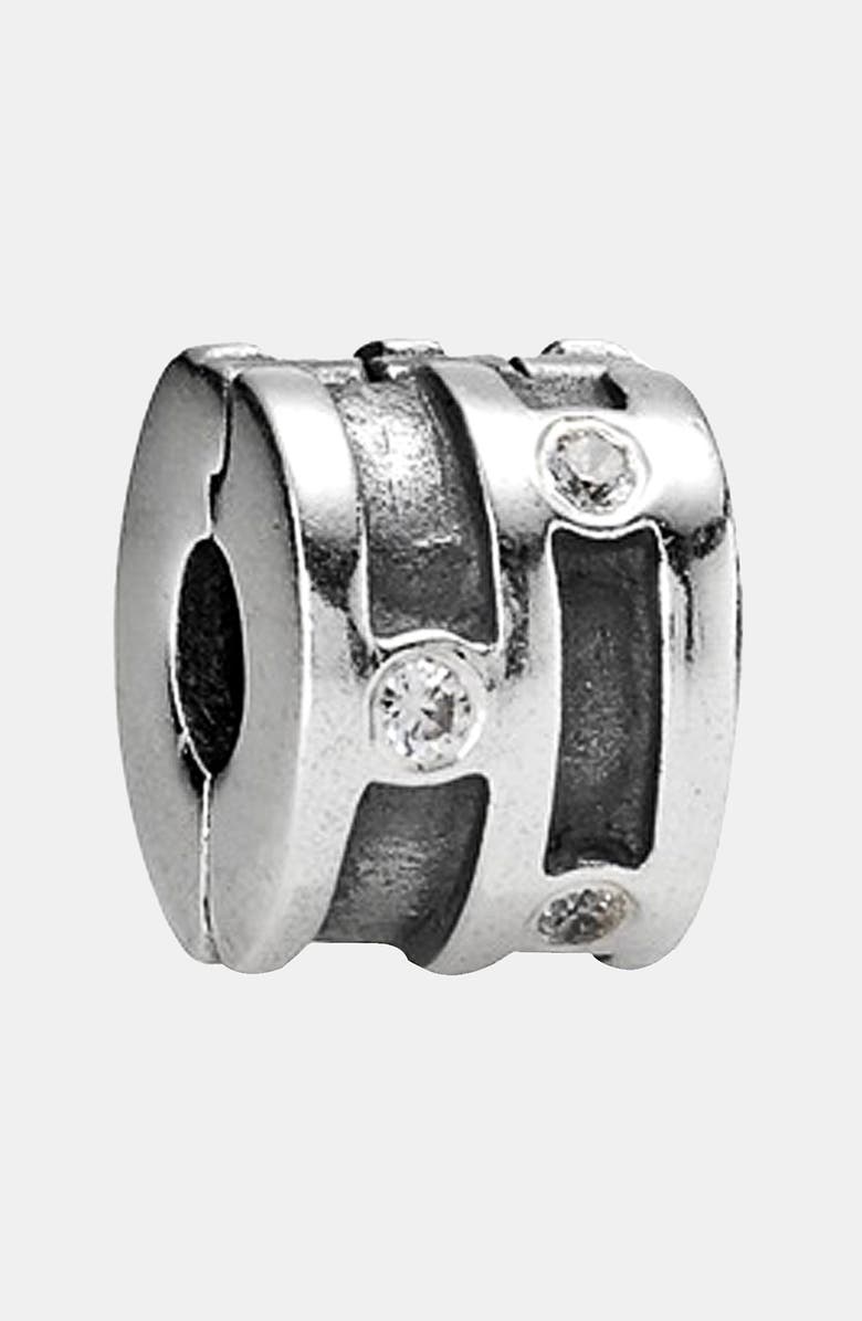 PANDORA 'Sparkling' Clip Charm, Main, color,