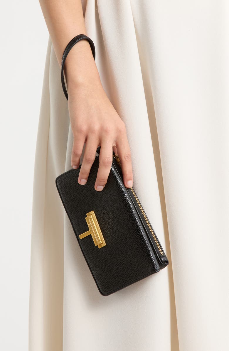 T Tahari Sicily Wristlet Bifold Wallet, Alternate, color, Black