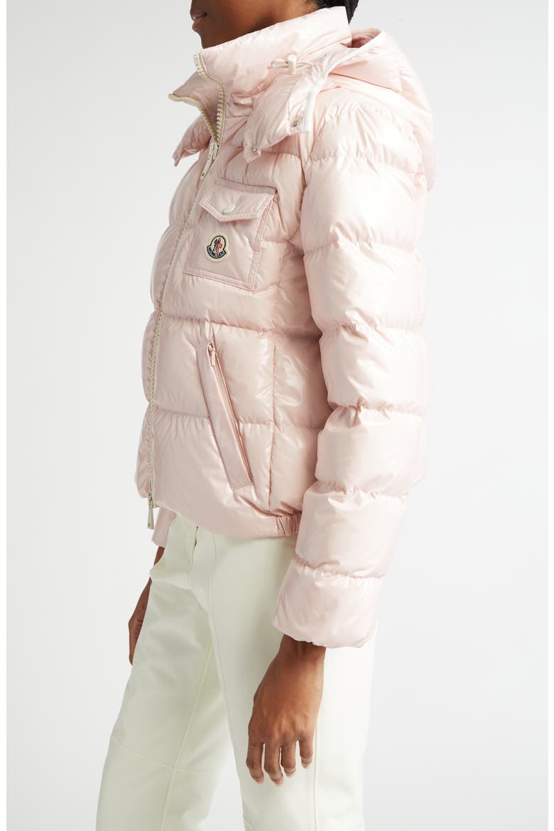 Andro Hooded Down Short Jacket, Alternate, color, PINK