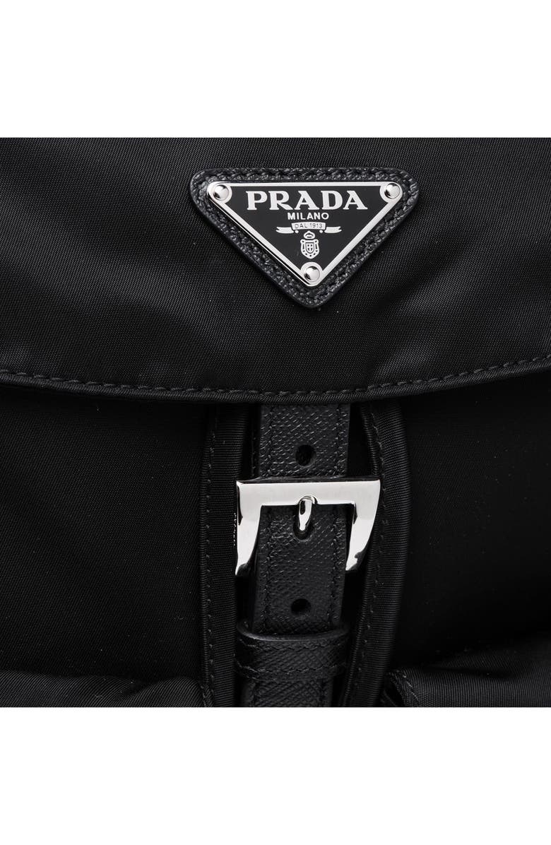 Prada Medium Nylon Backpack, Alternate, color,