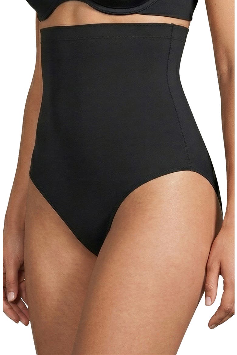 2-Pack Contour Flex High Waist Shaping Briefs, Alternate, color, CLAY/ BLACK
