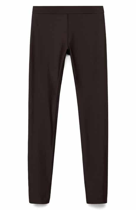 MANGO Selection Zip Hem Leggings