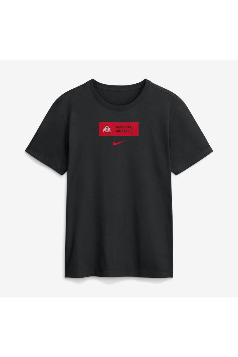Men's Nike Black Ohio State Buckeyes Primetime Crew T-Shirt, Alternate, color, Black