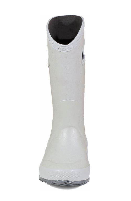 Bogs Glitter Waterproof Rain Boot In Gray