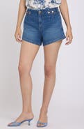 NYDJ Seline Button Tab Denim Shorts