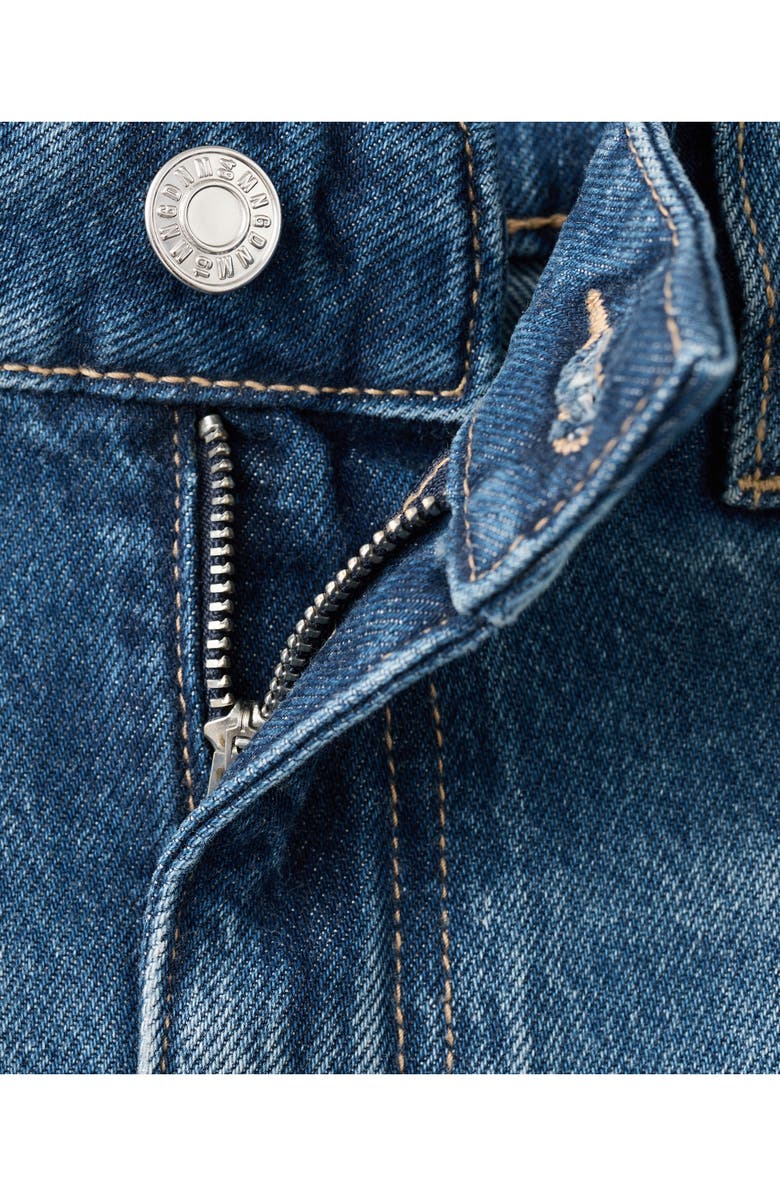 MANGO Denim Midi Skirt, Alternate, color, Dark Blue