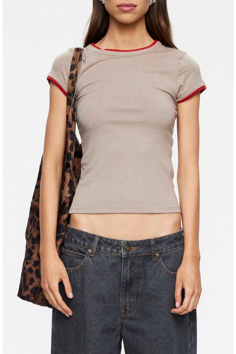Capo Crop Top, Main, color, SAND