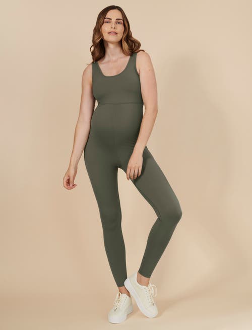 Motherhood Maternity Sleeveless Active Maternity Unitard