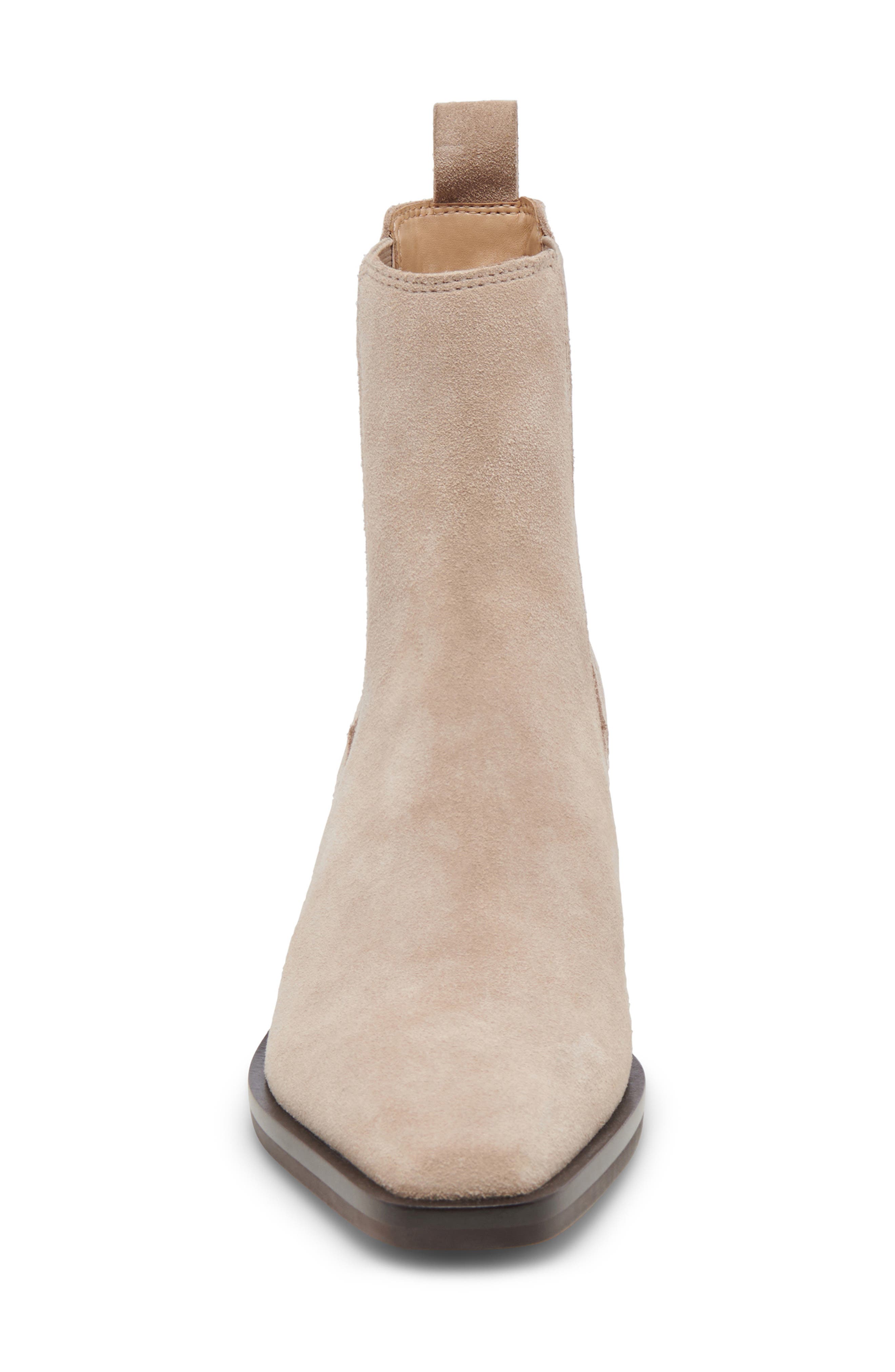 Dolce Vita Foster Chelsea Boot, Alternate, color, Taupe Suede
