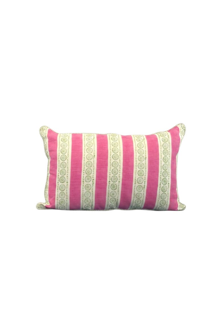 Malhaar Linen Pillow Cover, Main, color, Pink - 14" x 22"