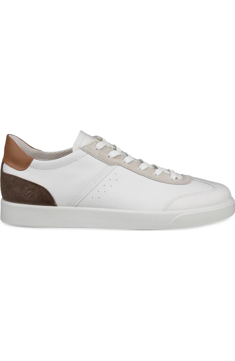 ECCO Street Lite Low Top Sneaker, Alternate, color, White/ Gravel/ Cashmere