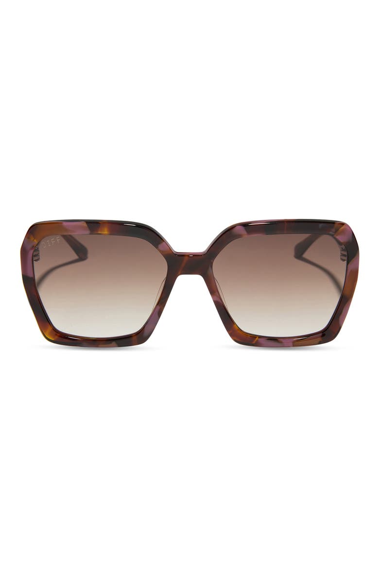 Sloane 54mm Square Sunglasses, Main, color, BROWN GRADIENT