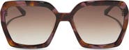 DIFF Sloane 54mm Square Sunglasses