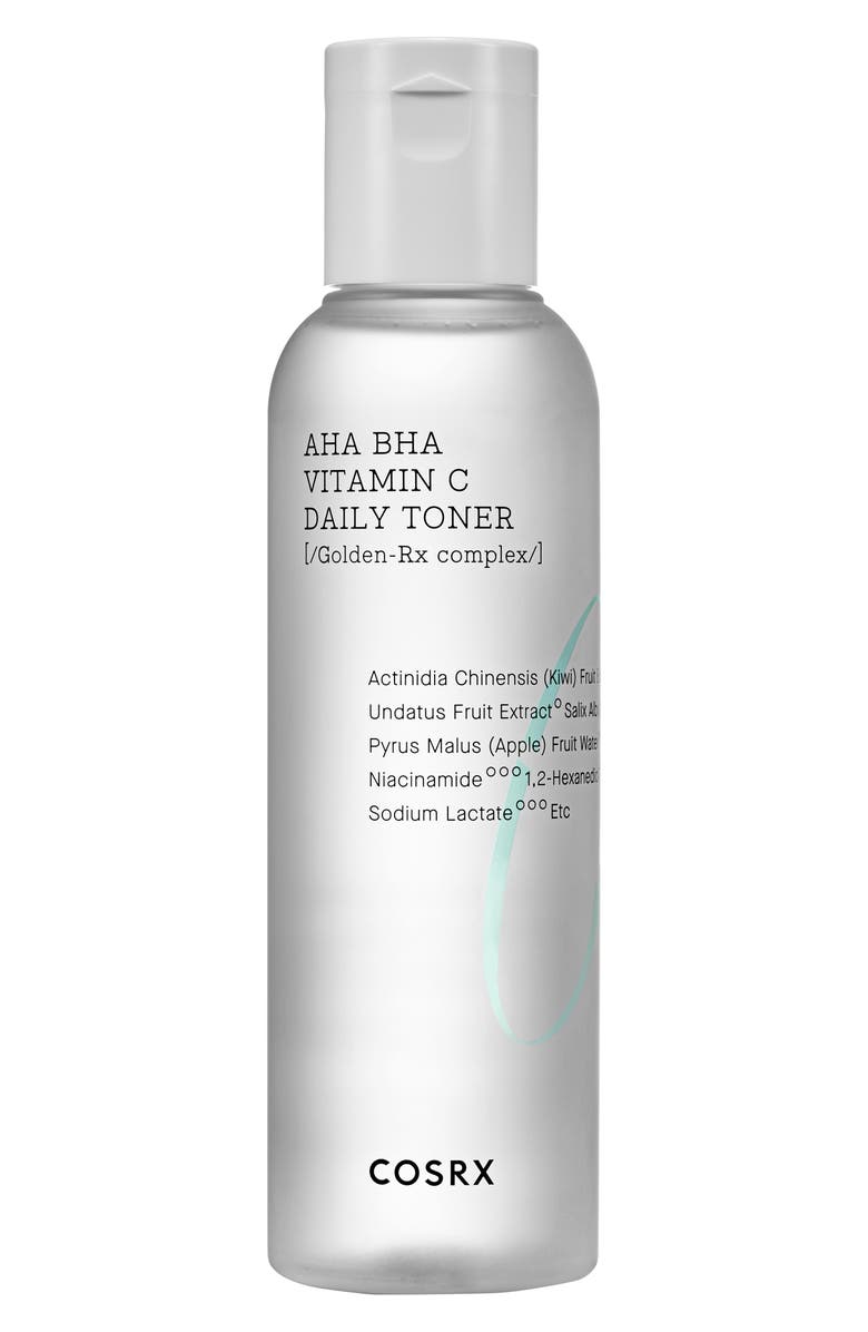 COSRX Refresh AHA & BHA Vitamin C Daily Toner, Main, color,