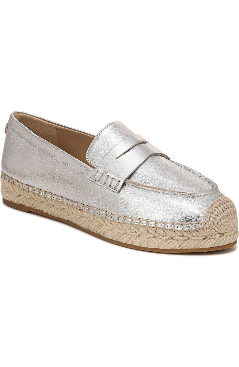Sam Edelman Kai Penny Loafer, Main, color, Softsilver