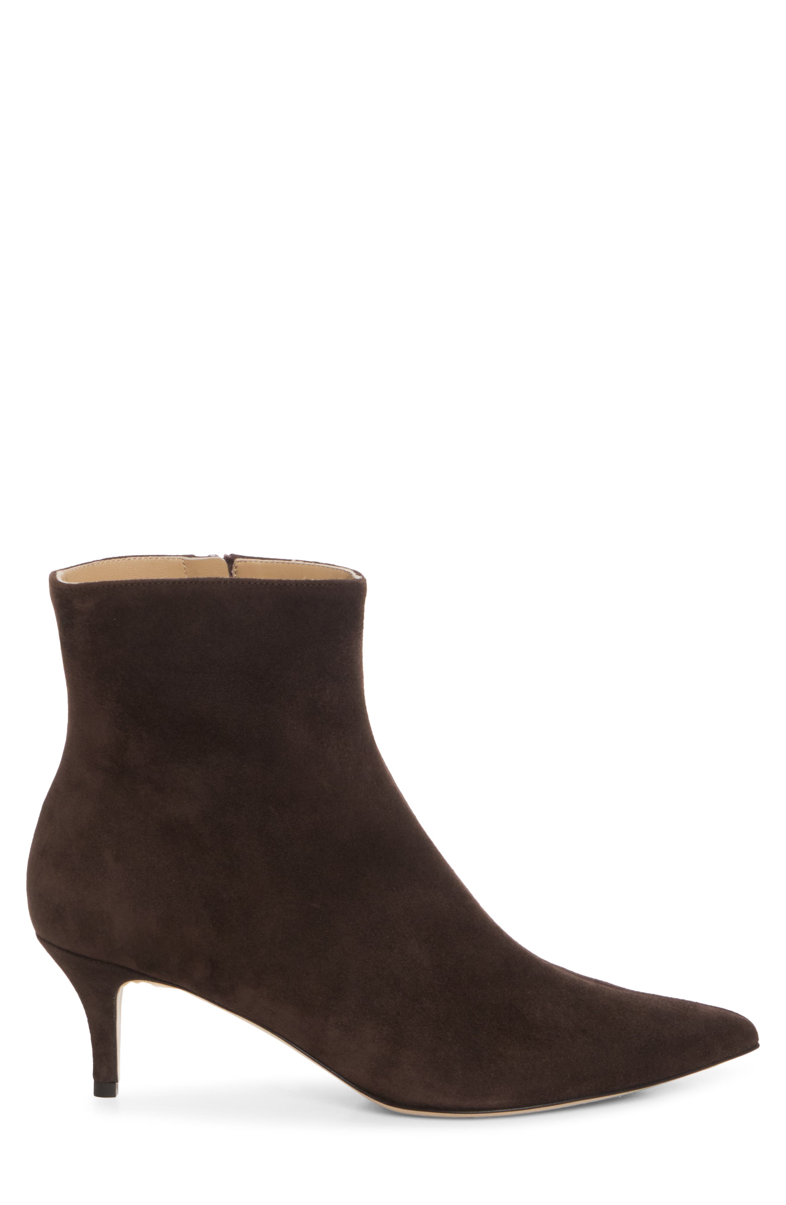 The Seamed Stiletto Leather Bootie, Alternate, color, DEEP ESPRESSO