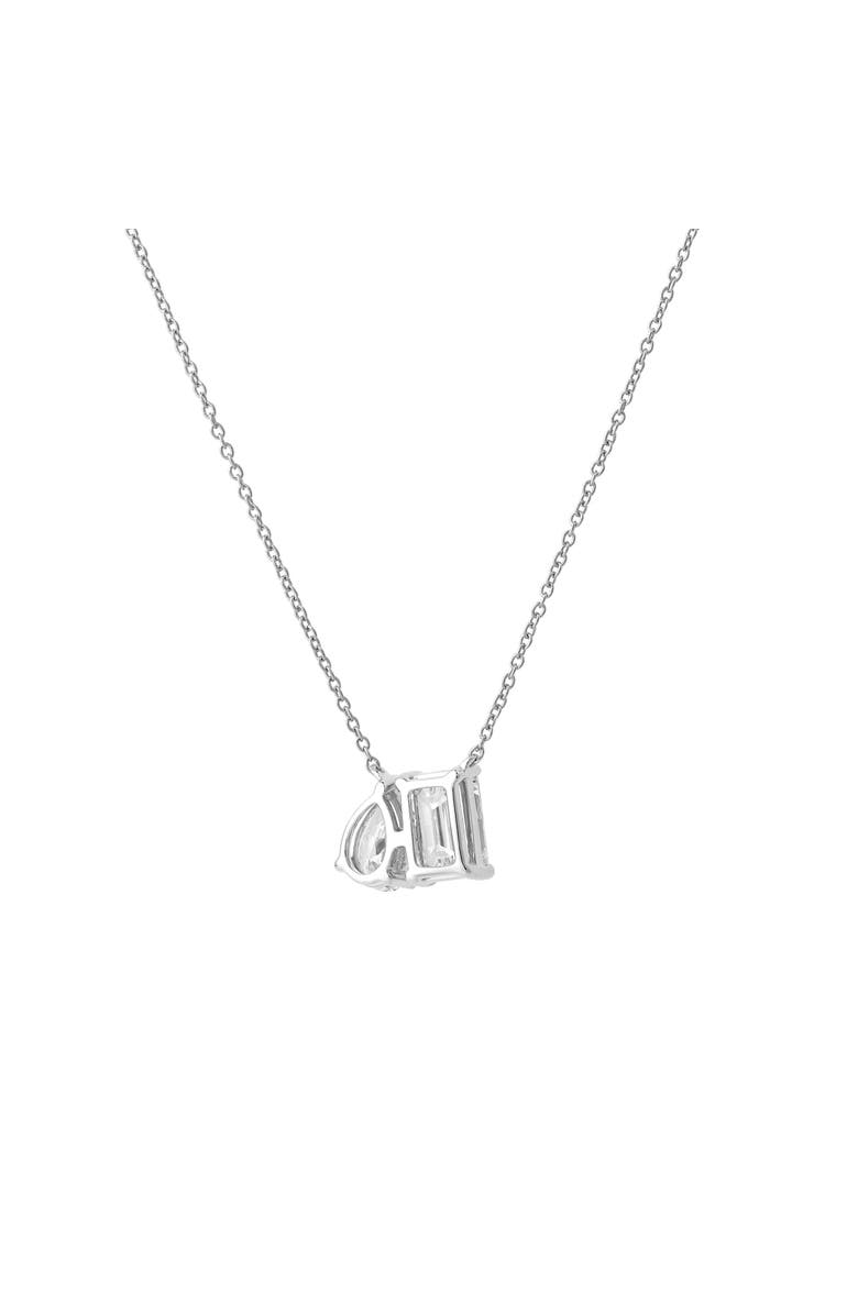 LuvMyJewelry Aurelia 14K Gold Lab Grown Diamond Toi Et Moi Necklace - 1 Ct, Alternate, color, 