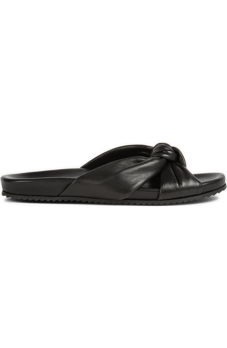 LK Bennett Valerie Knot Slide Sandal, Alternate, color, Bla-Black