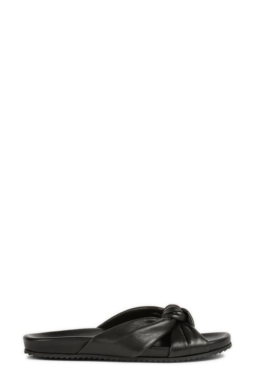 Lk Bennett Valerie Knot Slide Sandal In Black