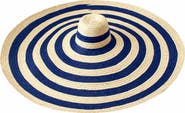 BRUNNA.CO The Solana Oversized Striped Straw Hat