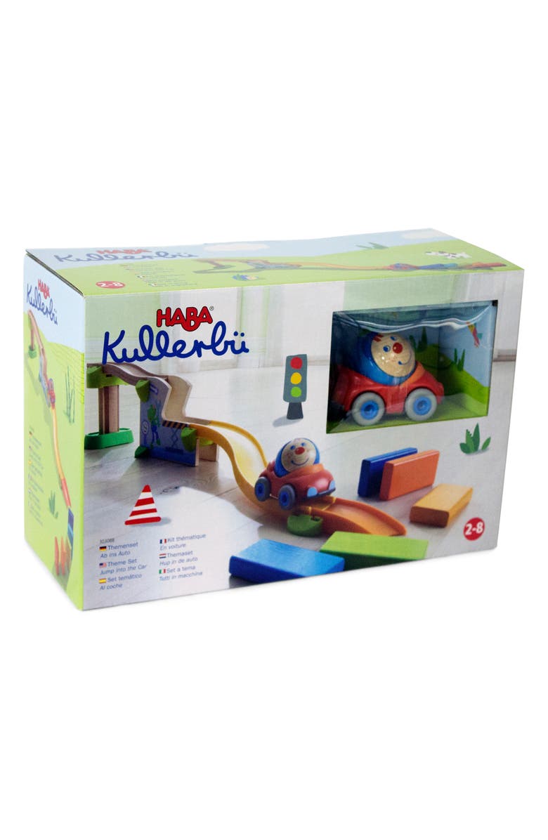 HABA Kullerbu Jump Into Car Domino Set, Main, color, 