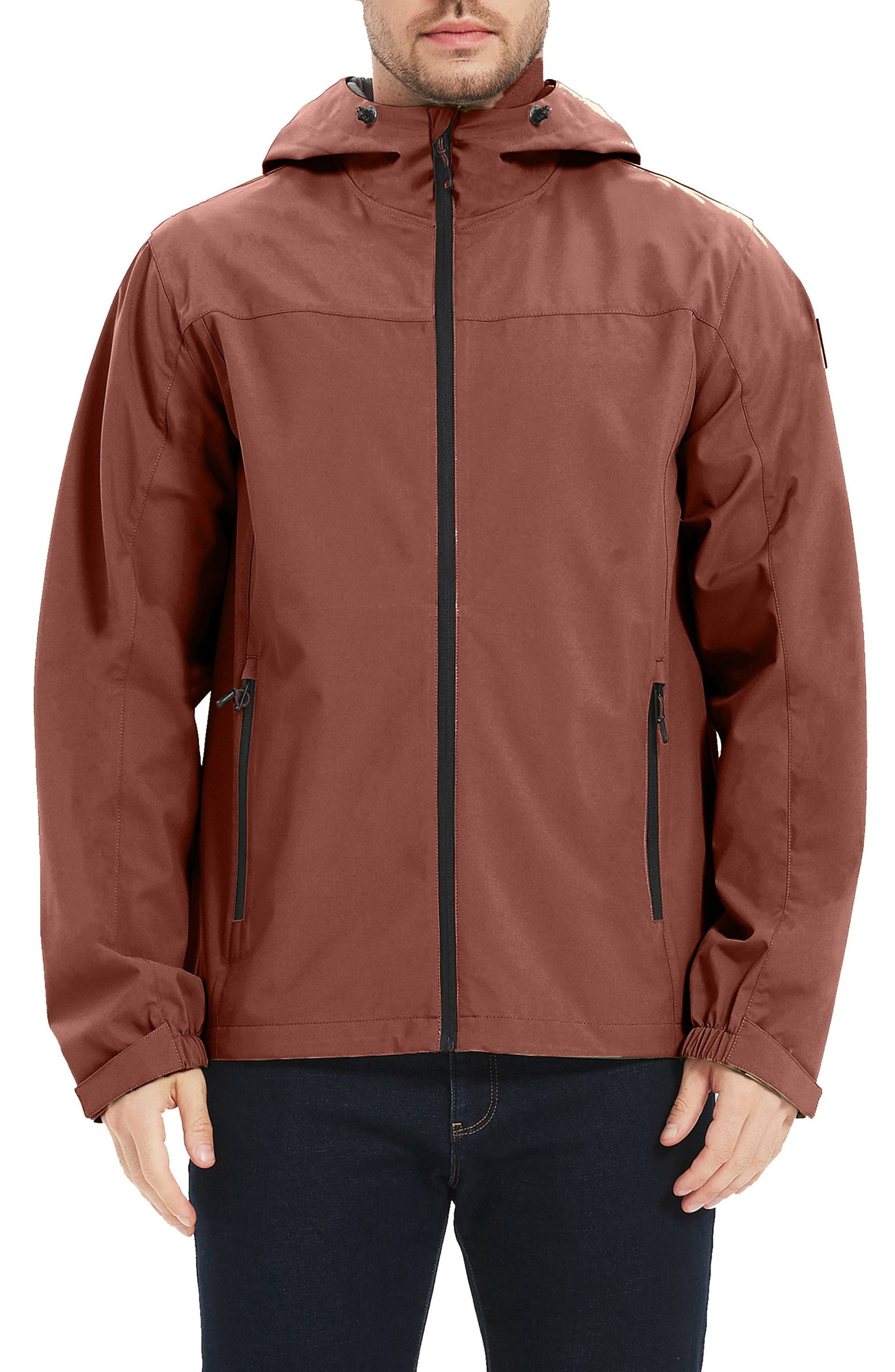 HAWKE & CO Defender Water Resistant Hooded Jacket