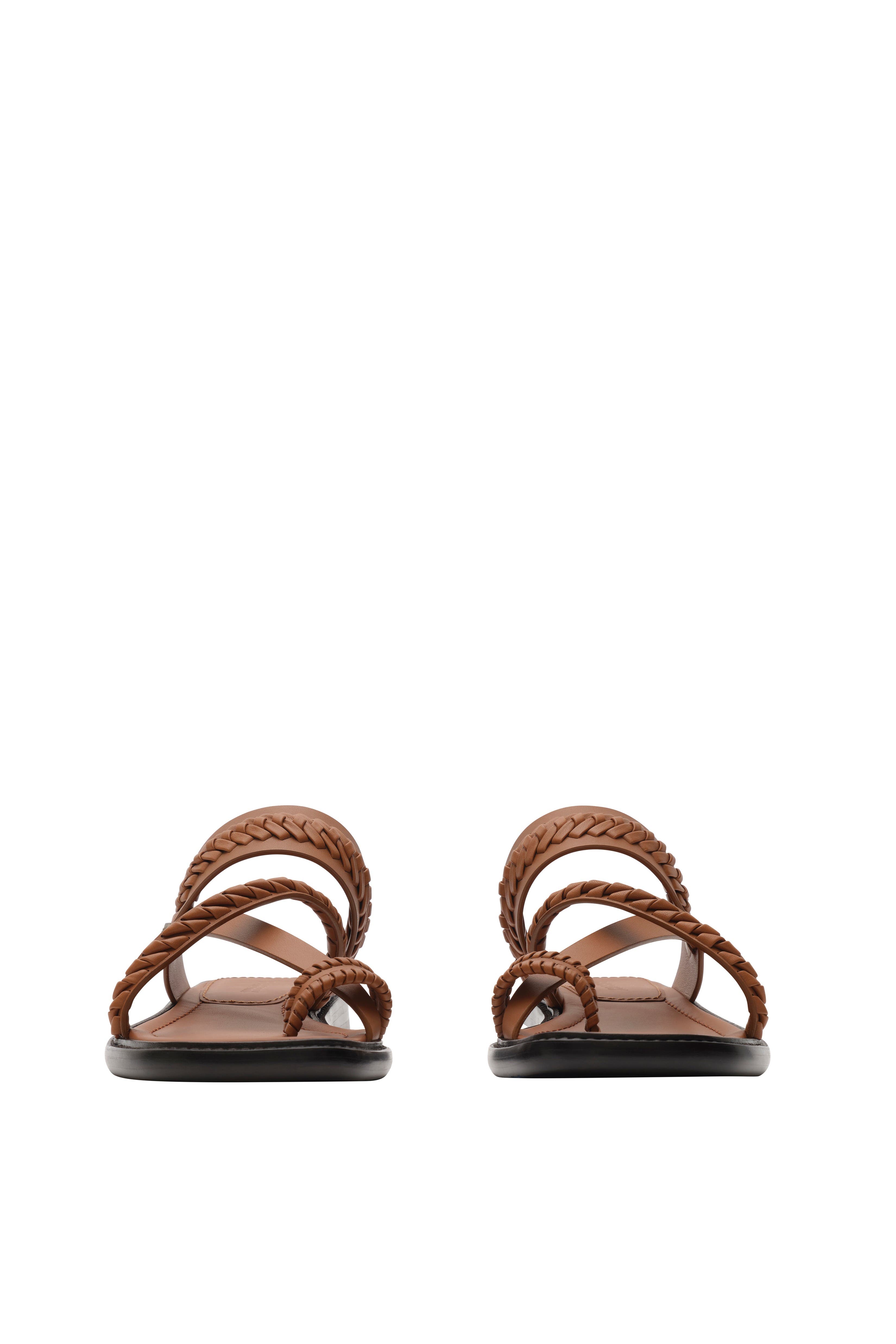 Leather Baez Sandals, Alternate, color, Lundy brown