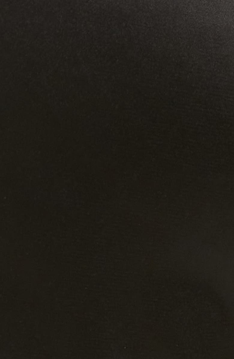 Seven ‘til Midnight Lace Trim Satin Bralette & Pants, Alternate, color, Black