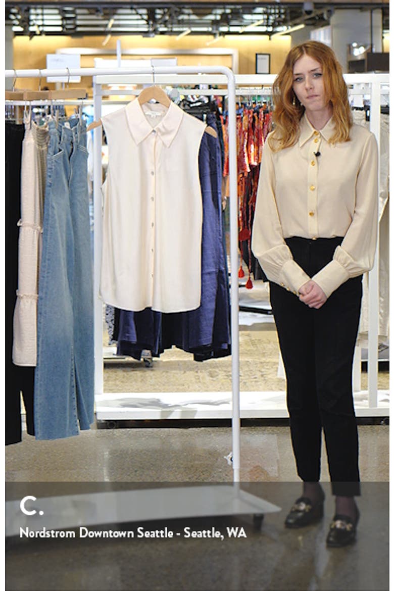 Silk Button-Up Blouse video