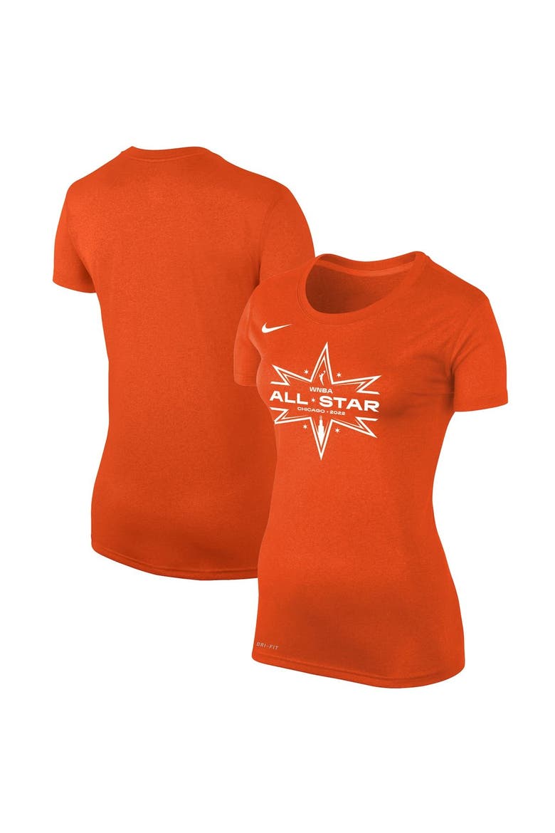 Women's Nike Orange 2022 WNBA All-Star Game Logo Legend Performance T-Shirt, Main, color, Orange