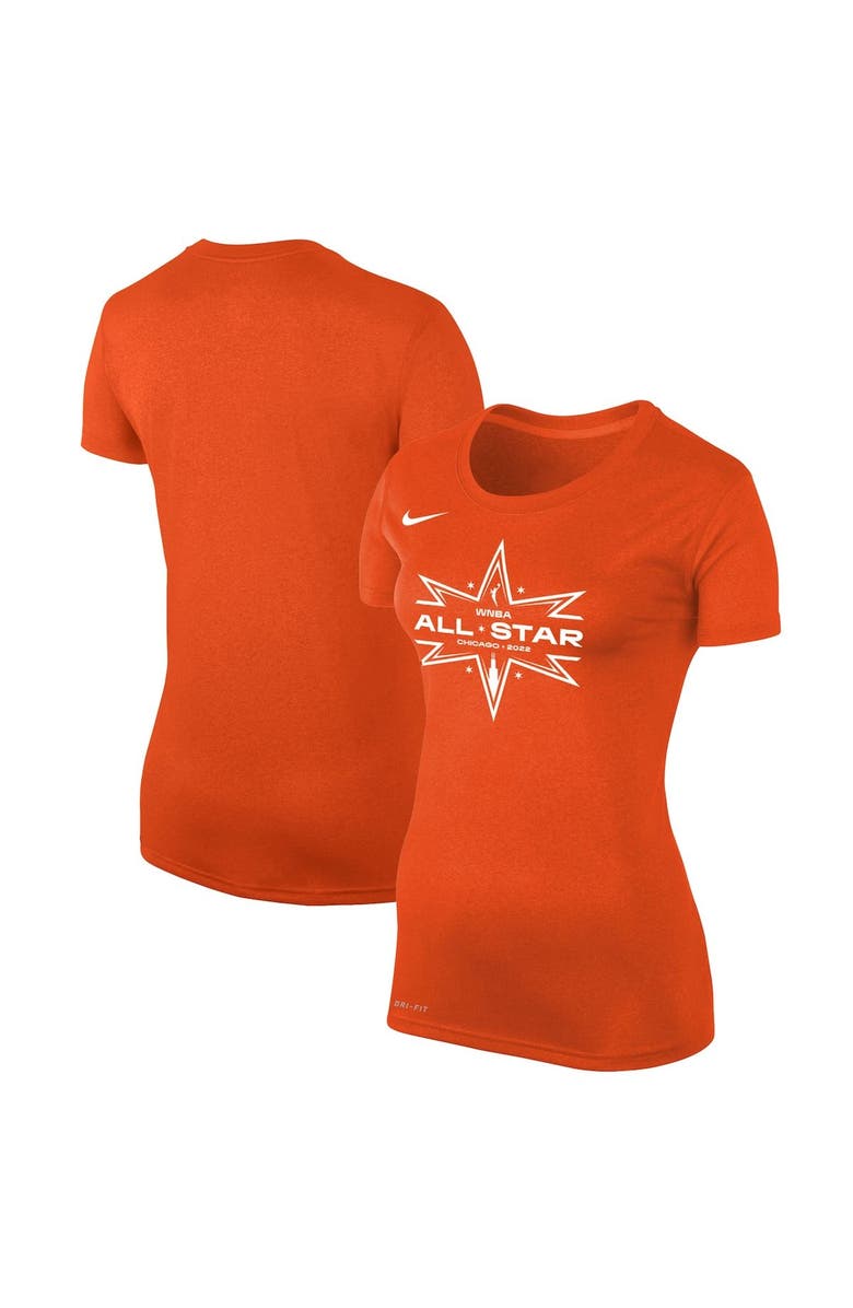 Nike Women's Nike Orange 2022 WNBA All-Star Game Logo Legend Performance T-Shirt, Main, color, Orange