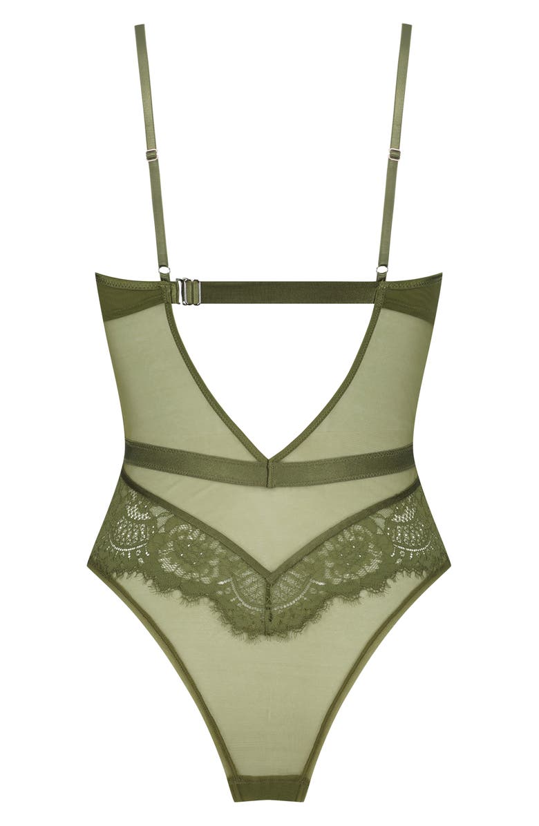 Hunkemöller Sia Underwire Teddy, Alternate, color, 