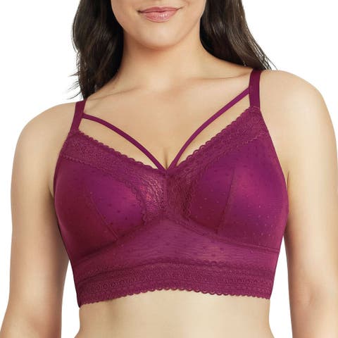 Mia Wire-Free Padded Mesh Bralette