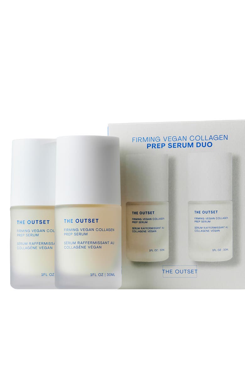 The Outset Firming Vegan Collagen Prep Serum Duo $92 Value, Main, color, 